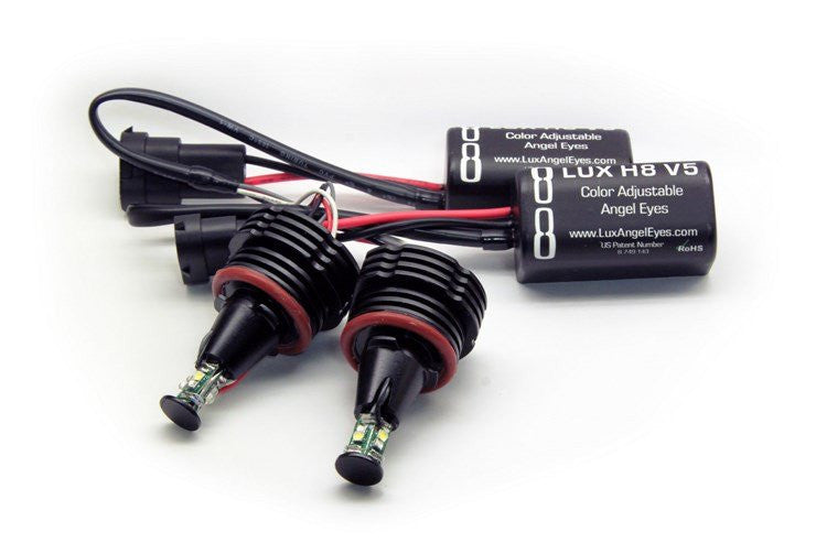 LUX BMW H8 V5 ADJUSTABLE WHITE ANGEL EYES
