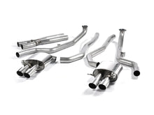 Load image into Gallery viewer, Milltek Sport Performance Cat-Back Exhaust System for BMW M5 (F10) Saloon 2011+ – TwinPower Turbo V8, Valved OEM Control, 3.0in T304 Stainless X-Pipe – Quad 90mm GT90 Tips

