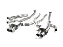 Load image into Gallery viewer, Milltek Sport Performance Cat-Back Exhaust System for BMW M5 (F10) Saloon 2011+ – TwinPower Turbo V8, Valved OEM Control, 3.0in T304 Stainless X-Pipe – Quad 90mm GT90 Tips
