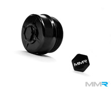 Load image into Gallery viewer, MMR BMW N20 N52 N54 N55 S55 Gloss Black Performance Billet Oil Filter Housing (Inc. 1M, 335i, 435i, M2 &amp; M4)

