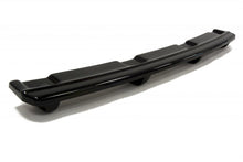 Load image into Gallery viewer, Maxton Design BMW 1 Series F20 F21 ABS Central Rear Splitter with Vertical Bars (Rear Diffuser Style) Fits 2011-2019 inc. M135i &amp; M140i - Gloss Black/Carbon Look/Textured
