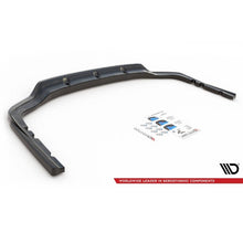 Load image into Gallery viewer, Maxton Design BMW X7 G07 M Sport Central Rear Splitter Diffuser with Vertical Bars (2018+ | Fits 30dX, 40iX, 50iX, M50dX, M50iX) - Gloss Black, Carbon Look or Textured
