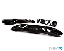 Load image into Gallery viewer, MMR Underbody Chassis Brace Kit (Set of 3) for Mini F56 Hatch, F55 5-Door &amp; F54 Clubman (Cooper, Cooper S, JCW, 2013+) – Front, Centre Tunnel &amp; Rear – T-6061 Billet Aluminium, Gloss Black, Bolt-On
