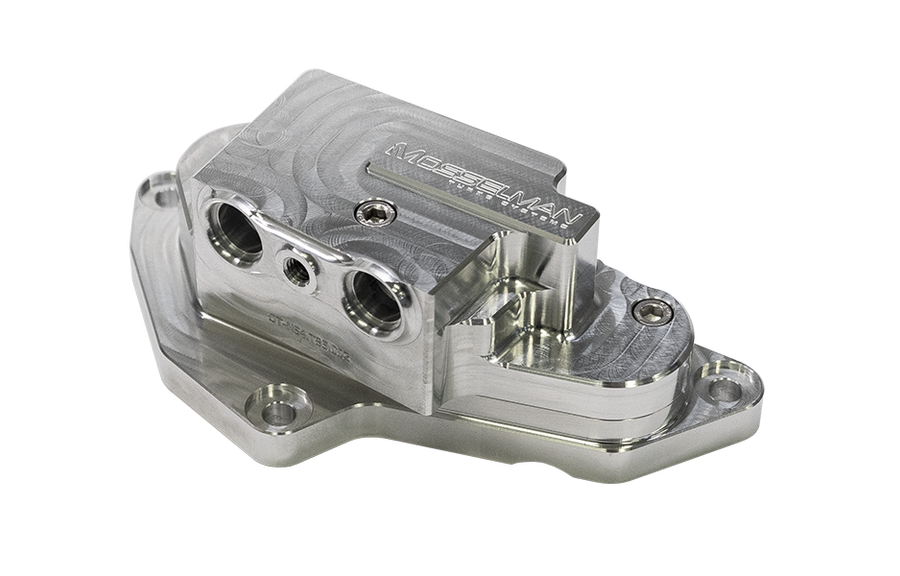 Mosselman MSL N54 85C Oil Thermostat for BMW 1M, 135i, 335i & Z4 35i (E82 E90 E92 E93 E89) - Billet Plug-and-Play Upgrade