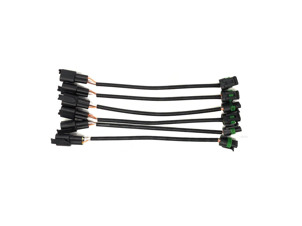 Precision Raceworks BMW N55 Ignition Coil Adapter Harness Set (Pack of 6) – Replacement for PR Performance/Precision Raceworks Coil Kits – Fits M2, 135i, M135i, M235i, 335i, 435i