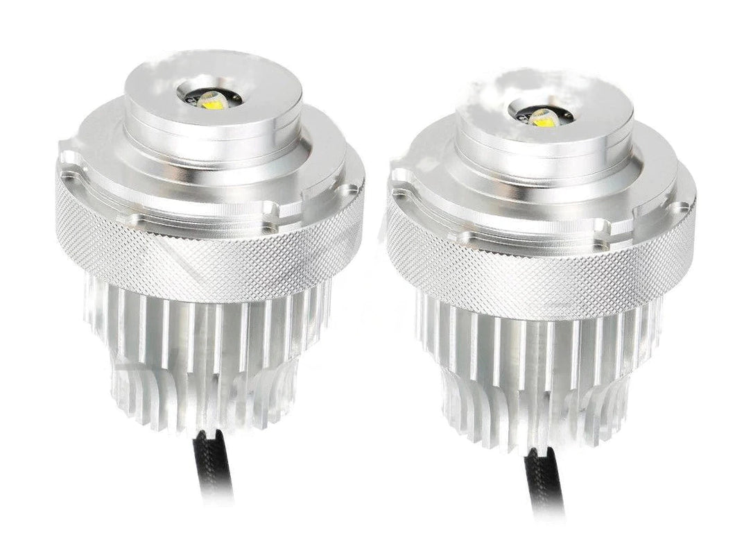 Owl BMW E60 E61 LCI White LED Halo Angel Eyes with Halogen Headlights