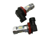 Load image into Gallery viewer, Owl BMW LED Fog Light Replacement Bulbs (Pair) - Ice White Upgrade - Error-Free Options - HB4 9006/H8/H11 - Fits E46 E39 E60 E61 E9X &amp; X Series
