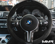 Load image into Gallery viewer, BMW E &amp; F Series Paddle Shifters - Billet Aluminium Extended Replacement Gear Shift Paddles | CNC T-6061 | Fits M Performance Steering Wheel (Gen 1 &amp; Gen 2) | Titanium Silver or Dark Anthracite Grey
