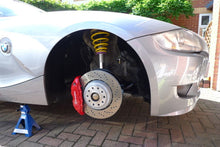 Load image into Gallery viewer, Vagbremtechnic Front Caliper Upgrade Kit with 4 Piston Brembo Calipers - M3 E46
