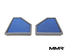 Load image into Gallery viewer, BMW G8X S58 High Flow Cotton Panel Air Filters – Drop-In Performance Pair for G87 M2, G80 M3, G82 M4 – Washable &amp; Reusable OE Airbox Upgrade
