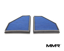 Load image into Gallery viewer, BMW G8X S58 High Flow Cotton Panel Air Filters – Drop-In Performance Pair for G87 M2, G80 M3, G82 M4 – Washable &amp; Reusable OE Airbox Upgrade
