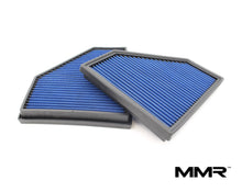 Load image into Gallery viewer, BMW G8X S58 High Flow Cotton Panel Air Filters – Drop-In Performance Pair for G87 M2, G80 M3, G82 M4 – Washable &amp; Reusable OE Airbox Upgrade
