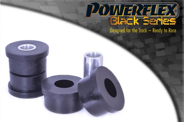 Powerflex Black Series Polyurethane Rear Subframe Rear Mounting Insert (Set of 2) for BMW 5 Series E60 E61 incl xDrive & 6 Series E63 E64 2003-2010 - PFR5-722BLK - Replaces OEM 33316770826