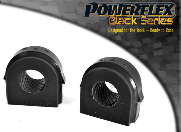 Powerflex Black Series Front Anti Roll Bar (ARB) Bush 26.5mm for BMW E82 1M, F87 M2, E9x/F80 M3, F82/F83 M4 - Polyurethane Sway Bar Bushing - PFF5-1203-26.5BLK