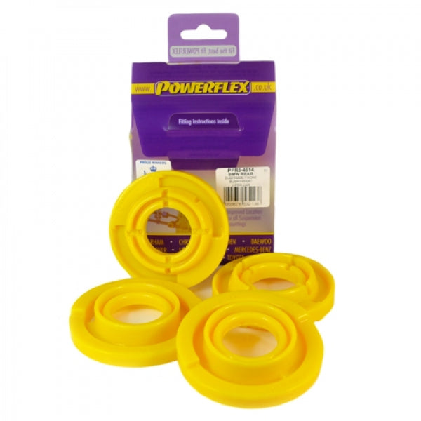 Powerflex PFR5-4614 BMW Rear Subframe Front Bush Insert - E46 3 Series, E83 X3, Z4 E85/E86 - Polyurethane Road Series - Non-M - Replaces 33316770783 33316770784