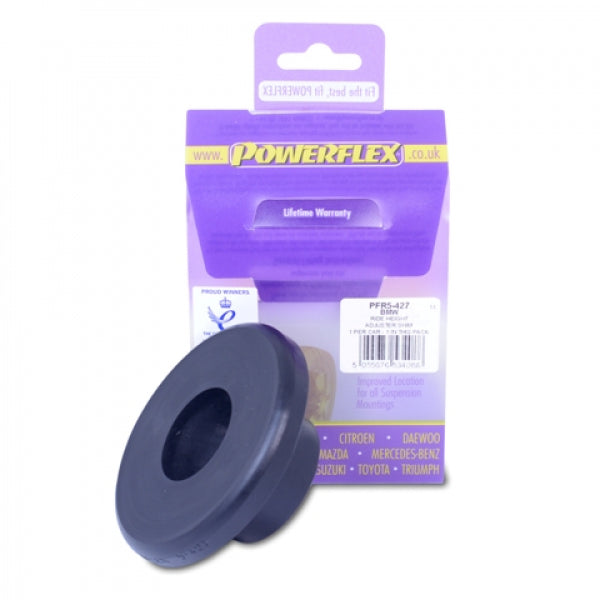 Powerflex PFR5-427 BMW Rear Ride Height Adjuster Shim 11.4mm - Rear Spring Spacer Pad Levelling Shim for RHD Lean Fix - 1 Series F20 F21, 3 Series E90 E91 E92 E93, F30 F31 xDrive - OE 33536769473
