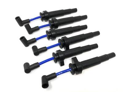 Precision Raceworks BMW N54 Replacement Spark Plug Wire Set - 6 Pack (Inc. 1M, 135i, 335i & Z4)