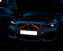 Load image into Gallery viewer, Red Luminescent V bar sticker overlay vinyl for your BMW
