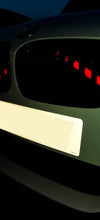 Load image into Gallery viewer, Red Luminescent V bar sticker overlay vinyl for your BMW
