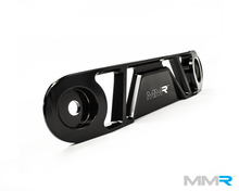 Load image into Gallery viewer, MMR Rear Underbody Chassis Brace (Tunnel Brace) for MINI F56/F55/F54 (2013+) – Billet T-6061 Aluminium, Gloss Black Anodised – Bolt-On Handling Upgrade, Improves Exhaust Clearance – Cooper, Cooper S, Cooper SD, JCW
