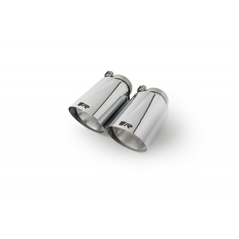 Remus 102mm Chrome Straight Cut Tailpipe Tips – Pair | BMW M240i F22 F23 B58, 6 Series E63 E64 645Ci 650Ci | MINI F54 Cooper S Clubman, JCW ALL4 F54/F60 | 0026 70SG