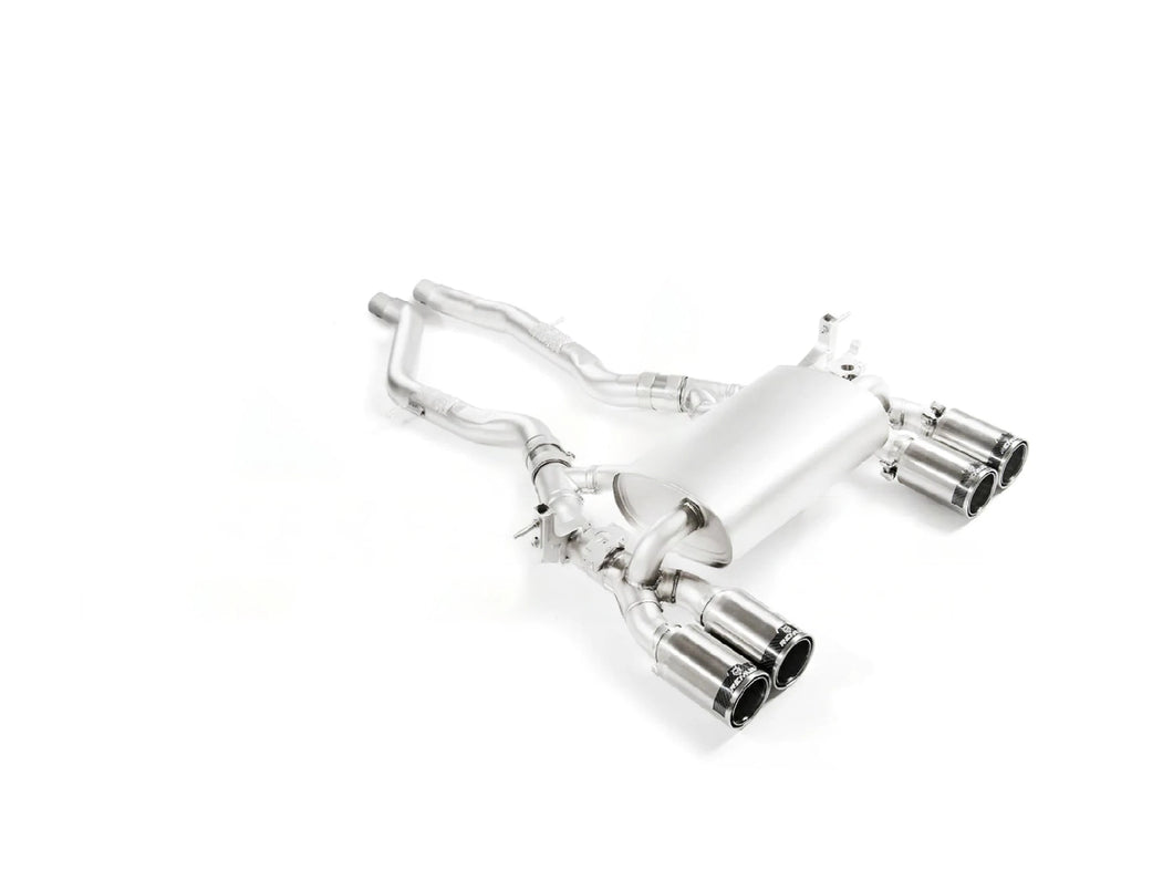 Remus BMW M2 Competition (F87/F87N, 2018+) Axle Back Exhaust – EC Approved Stainless Steel, Optional Carbon Tips