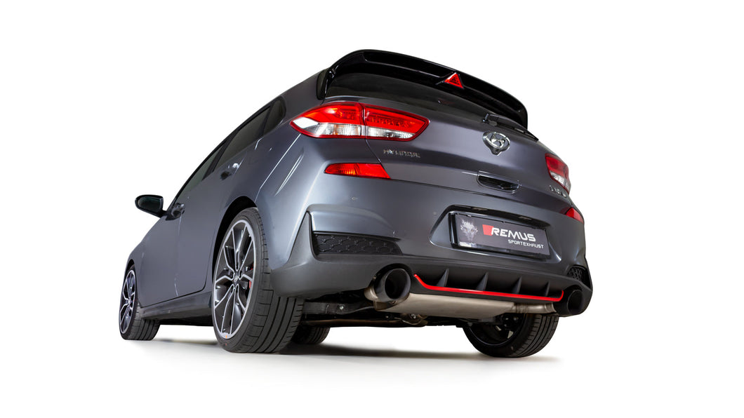 Remus GPF-Back Valved Exhaust System for Hyundai i30N 2.0 T-GDi (2018+) – EC Approved, 76mm Stainless Steel Performance Upgrade