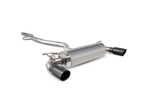 Scorpion Exhausts Non-resonated cat-back system - Black Ceramic Tips - BMW M140i