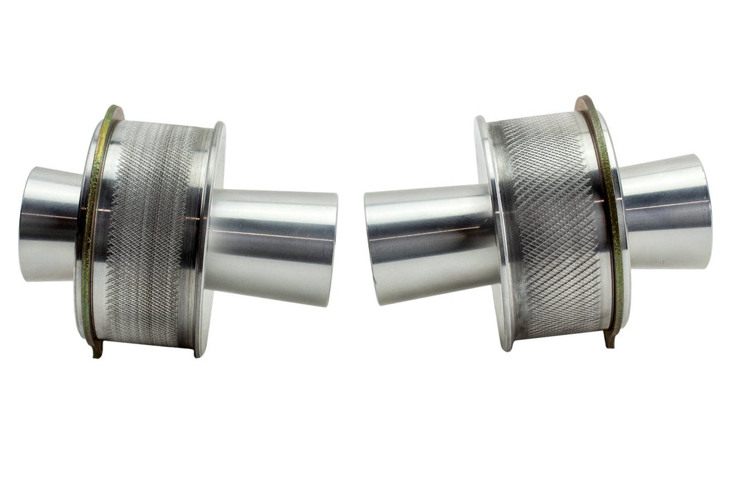 SPL Parts BMW F2X/F3X xDrive AWD Front Caster Rod/Thrust Arm Bushings (2/3/4 Series) - Non-Adjustable Monoball FK Spherical Pair - CRBN F3iX