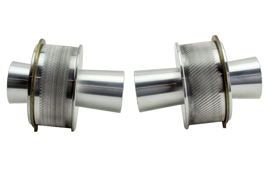 SPL Parts BMW F2X/F3X Front Caster Rod/Tension Strut (Thrust Arm) Bushings, Non-Adjustable - FK 1in Teflon-Lined Spherical Bearings - Fits F22 F23 F30 F31 F32 F33 F36 RWD (No xDrive) - SPL CRBN F3X