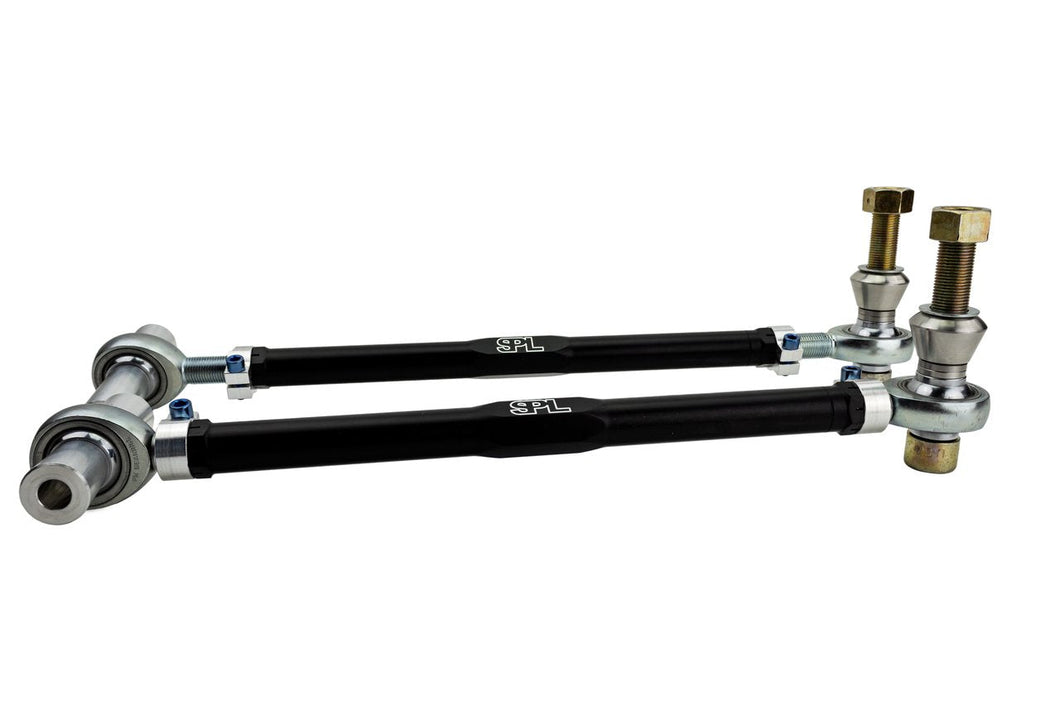 SPL Parts BMW F2X/F3X xDrive Front Tension Rods – Adjustable Caster/Thrust Arms for 2/3/4 Series | Billet 2024 Aluminium, FK PTFE Spherical, Titanium Hardware (Pair)