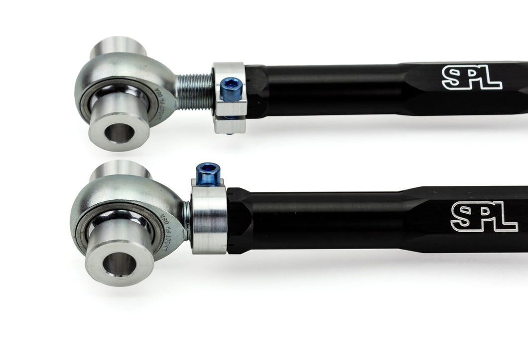 SPL Parts Adjustable Rear Traction Links for BMW 2/3/4 Series (F2X/F3X) - Titanium Arms Reduce Wheel Hop, Bump Steer & Anti-Squat - Pair - SPL RTR F3X