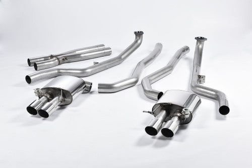 Milltek Sport Cat-Back Exhaust System with Polished Tips for BMW M5 (F10) 5 Series Saloon 2011–2020 V8 TwinPower Turbo | 304 Stainless Steel | SSXBM1016