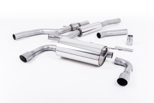 Milltek Sport Cat-Back Exhaust for BMW 4 Series F32 428i Coupe (2014-2020) N20 Manual | 435i-Style Dual Outlet, Resonated, Titanium Tips | Requires 435i M Sport Rear Valance | SSXBM1019