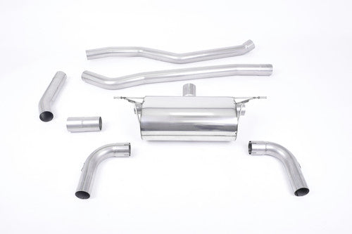 Milltek Sport Cat-Back Exhaust for BMW 3 Series F30 320i L Model LWB (inc LCI) 2012-2020 – Race Non-Resonated, Dual Outlet, Titanium GT-90 Tips – Requires M340i Rear Valance – M Sport Compatible – SSXBM1069