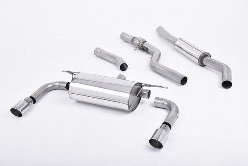 Milltek Sport Stainless Steel Cat-Back Exhaust for BMW 3 Series F30 328i M Sport (N20, Automatic, 2012-2020) - Requires 335i Rear Valance, Without Tow Bar - SSXBM961