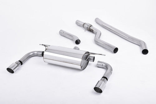 Milltek Cat-Back Exhaust for BMW 3 Series F30 328i M Sport Automatic (N20) 2012-2020 - Non-Resonated Louder - Requires 335i Rear Valance - Not Tow Bar Compatible - Stainless Steel - SSXBM962