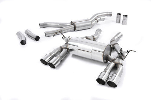 Milltek Sport Cat-Back Race Exhaust with Polished Tips for BMW M4 F82/F83 Coupe/Convertible 2014-2018 (M4 & M4 Competition, Non-OPF) – SSXBM995