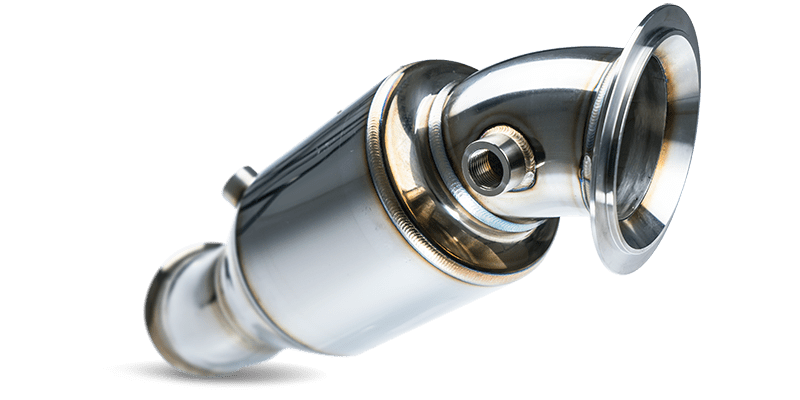 Stone Exhaust Eddy Catalytic Catted Downpipe for BMW N55 - F20 F21 F22 F23 F30 F31 F32 F33 F36 F25 F26 (M135i, M235i, 335i, 435i, X3 35i xDrive, X4 35i/40i xDrive) High Flow, Euro 6 MOT Friendly, PWG/EWG