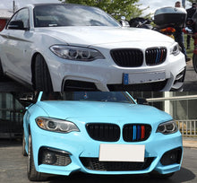 Load image into Gallery viewer, Gloss Black and Carbon Front Grills for BMW 2 Series
