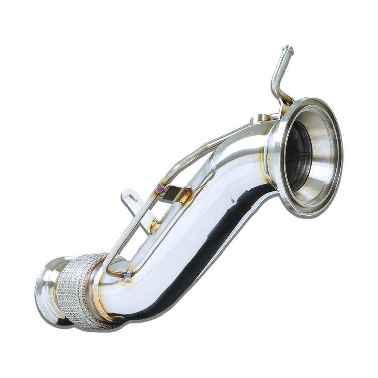 Stone Exhaust Performance Catless/Decat Downpipe A224NP for BMW G-Series B46/B46D (G20 G21 G22 G23 G26 G30 G01 G02) 320i 330i 420i 430i 530i xDrive X3/X4 20i 30i - OPF/GPF Compatible
