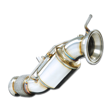 Load image into Gallery viewer, Stone Exhaust Eddy Catalytic Downpipe (High Flow Catted) for BMW B46D G20/G21/G22/G23/G26/G30 G01/G02 OPF/GPF | 320i 330i 420i 430i 530i xDrive X3/X4 20i/30i | Euro 6 | UK MOT Friendly | No CEL | SUS304 | A224NE
