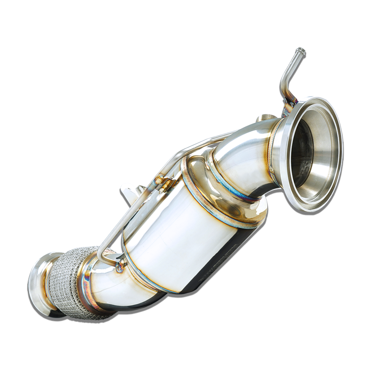 Stone Exhaust Eddy Catalytic Downpipe (High Flow Catted) for BMW B46D G20/G21/G22/G23/G26/G30 G01/G02 OPF/GPF | 320i 330i 420i 430i 530i xDrive X3/X4 20i/30i | Euro 6 | UK MOT Friendly | No CEL | SUS304 | A224NE