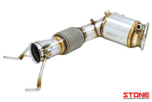 Load image into Gallery viewer, Stone Exhaust Eddy Catalytic Downpipe (Catted) for BMW &amp; MINI B48/B48E F39 F40 F44 F45 F46 – Euro 6 MOT Friendly – X2 20i/28i, 220i, M135i xDrive, M235i xDrive, MINI Cooper S F55 F56 F60 – High-Flow SUS304 Bolt-On | OPF/Non-OPF
