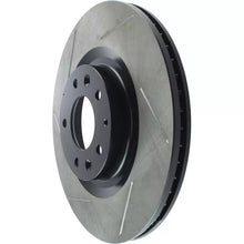 Load image into Gallery viewer, StopTech Mazda RX-8 RX8 Sport Slotted 1-Piece Brake Discs/Rotors (2002-2012) - Front 323mm, Rear 301mm - 5x114.3 PCD - E-Coated, Direct-Fit Upgrade - 126.45071SL/SR, 126.45072SL/SR
