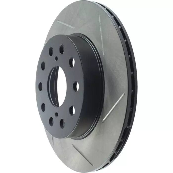 StopTech Sport Slotted Rear Brake Disc Rotor for Toyota MR2 SW20/W20 (1989–1999) — 263mm Vented, 1-Piece, 5x114.3 PCD — Part Nos. 126.44072SL / 126.44072SR