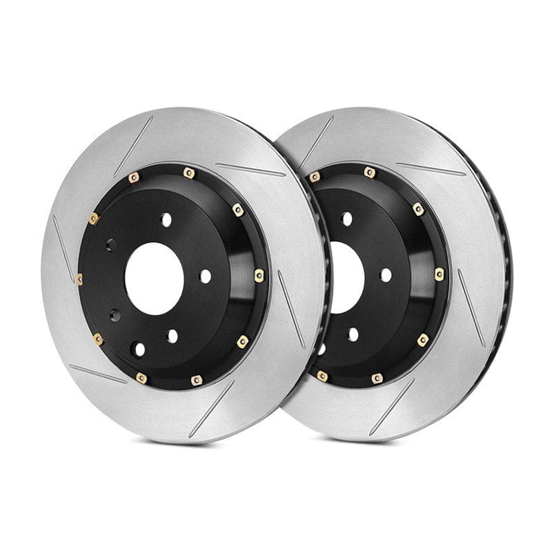StopTech AeroRotor (ARK) Front Brake Discs for BMW M3/M4 F80 F82 F83 – 2‑Piece Floating Rotors (Pair) | Slotted or Drilled | Direct OEM Fit | Optional Zinc Coating