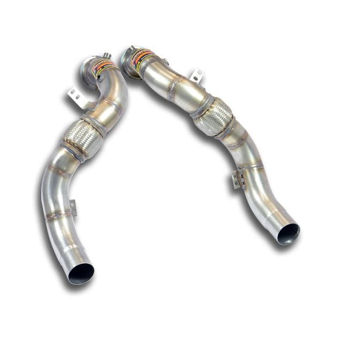 Supersprint BMW F06 F10 F12 F15 F86 Catless Downpipe (X6M, 550i, 650i, 750i, X5 50i & X6 50i)
