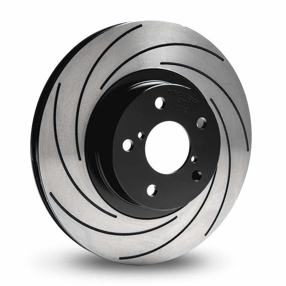 TAROX F2000 324mm Rear Brake Discs Pair for BMW 1 Series E82 135i 2007-2013 (ATE Rear System) - Vented Grooved Performance Rotors - 5505-F2000