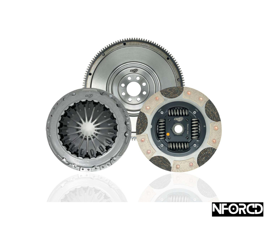 RTS Performance SMF Clutch Kit with Single Mass Flywheel – Ford Fiesta ST180/200 – Twin Friction, 5 Paddle, HD (Organic)